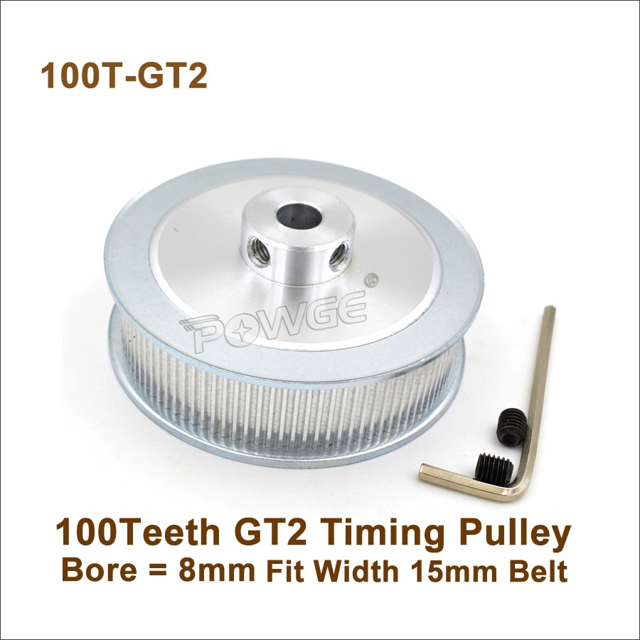 POWGE 100 Teeth 2GT Ÿ̹ Ǯ  8mm   15mm..